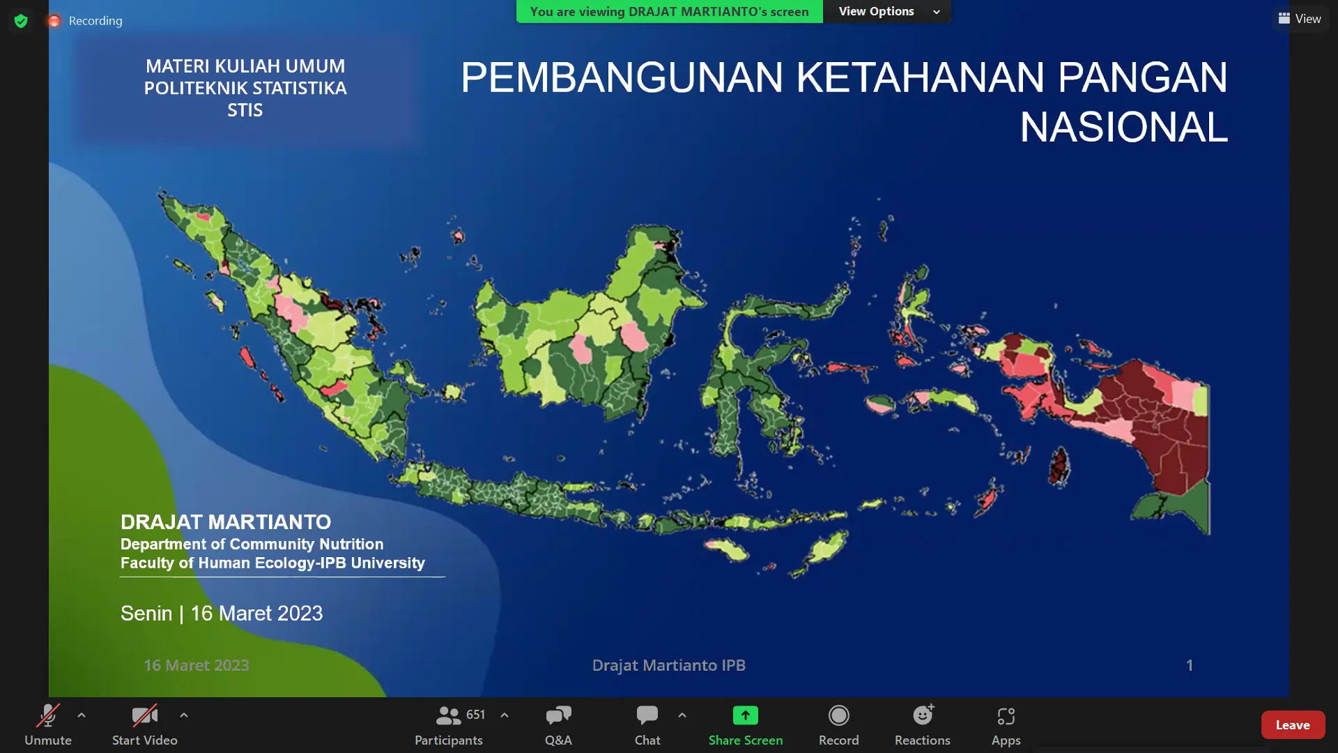 Ketahanan Pangan Nasional