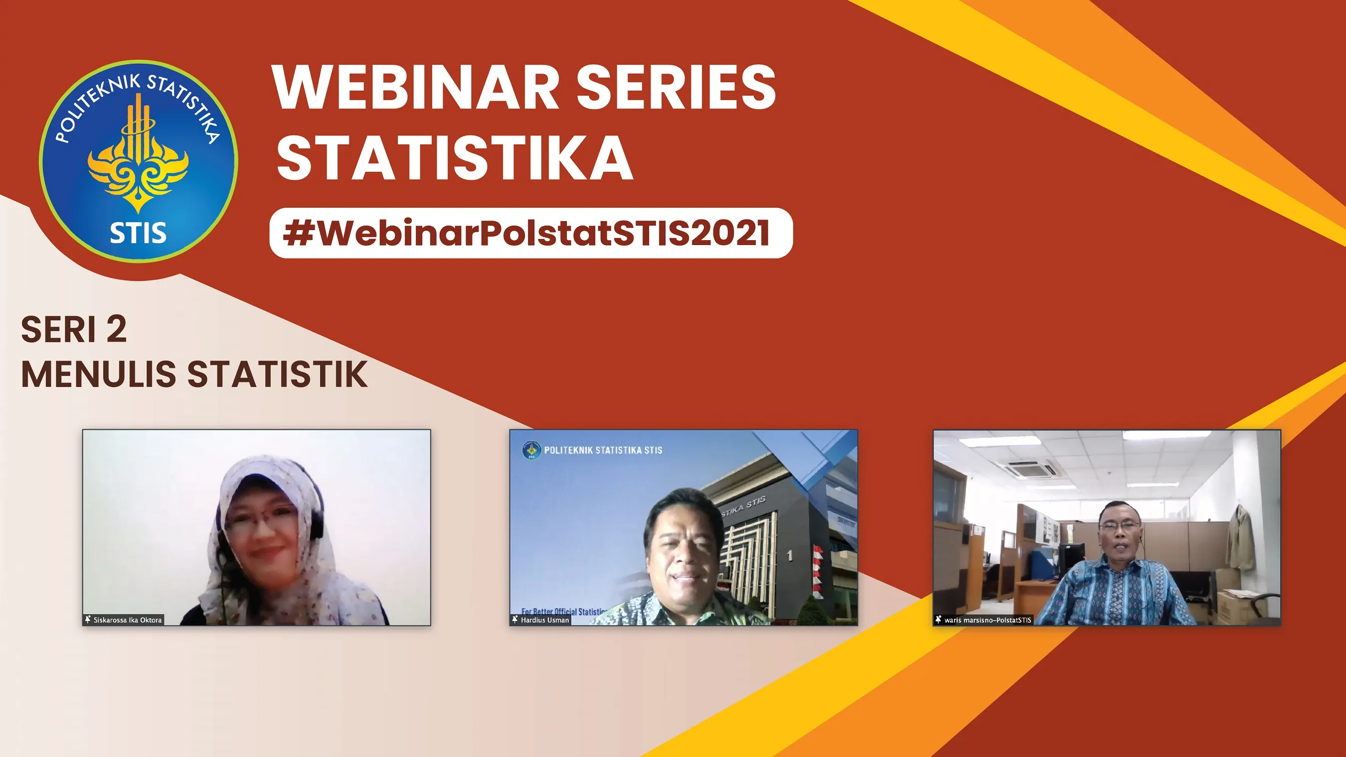 Statistics Webinar Series 2021 - Series 2: Writing Statistics