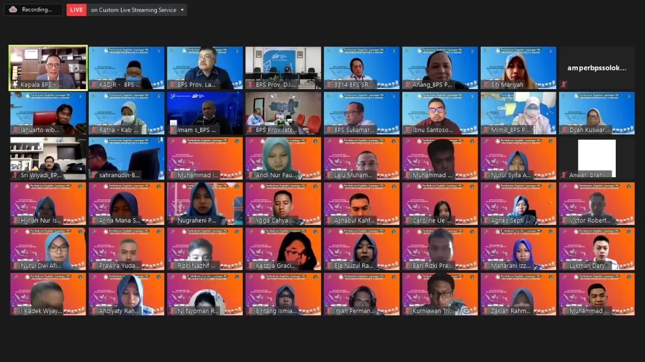 Pembukaan Kegiatan Lapangan PKL Polstat STIS TA 2020/2021